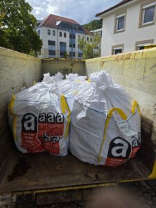 Projektaufnahme zu asbestarbeiten in Bottrop